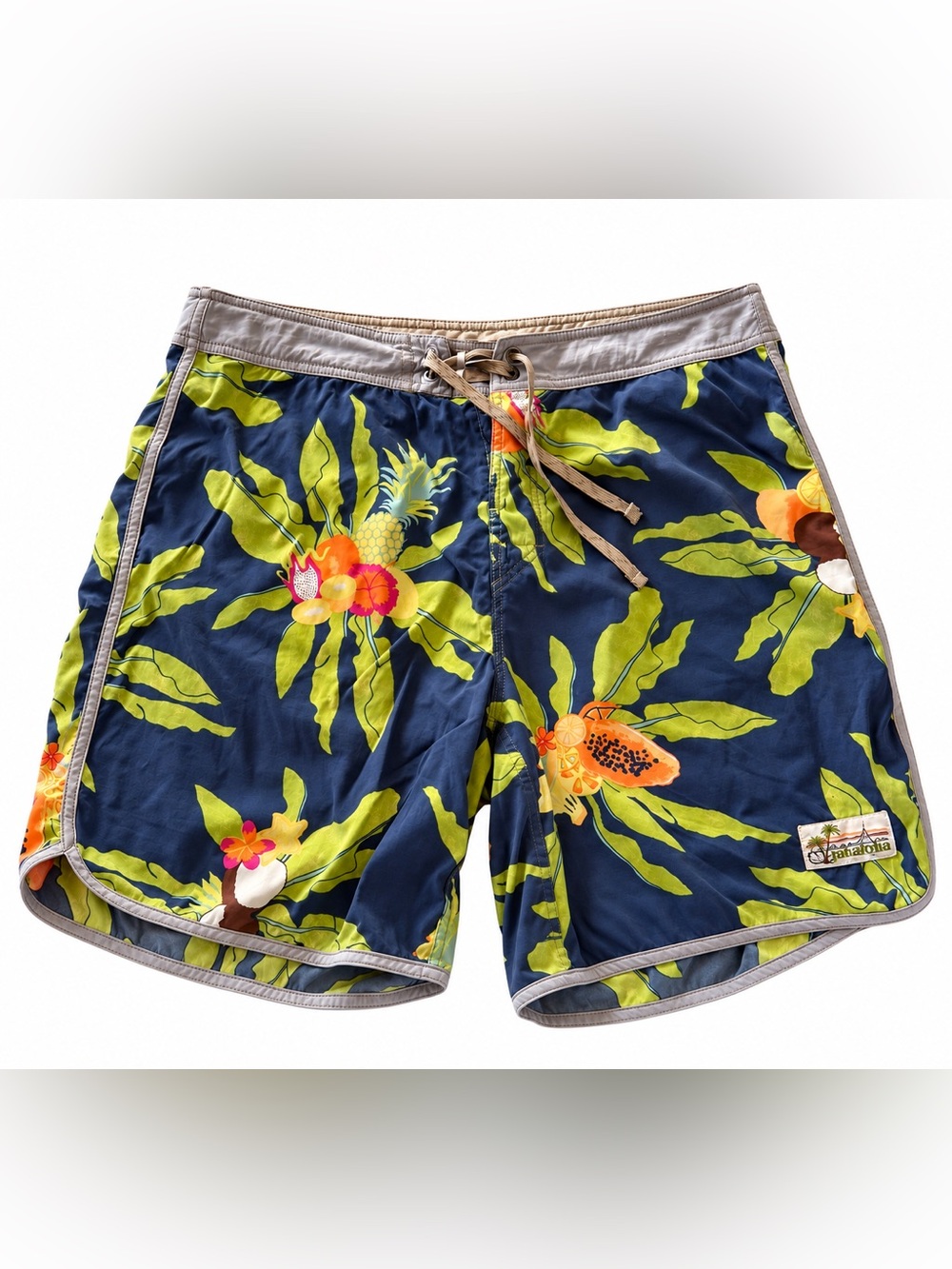 Patagonia Pataloha Men's Scallop Hem Stretch Wavefarer Boardshorts - 18" size 34